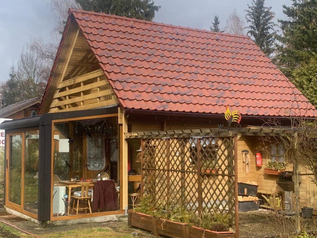 Holzhaus Mit Direktem Wasserzugang In Berlin-Koepenick Esterno foto